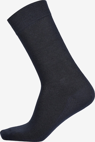 Chaussettes 'Dry Cotton' Hudson en bleu : devant