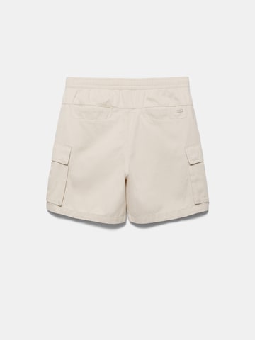 Pull&Bear Lużny krój Spodnie w kolorze beżowy