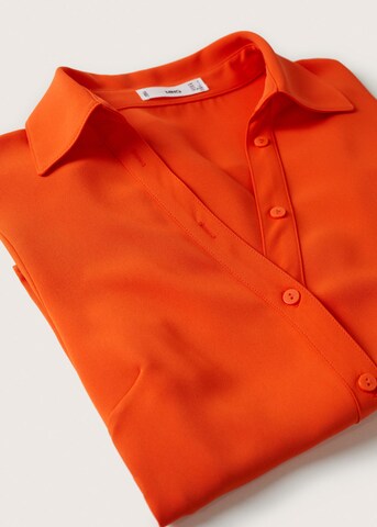 MANGO Bluse 'Punto' in Orange