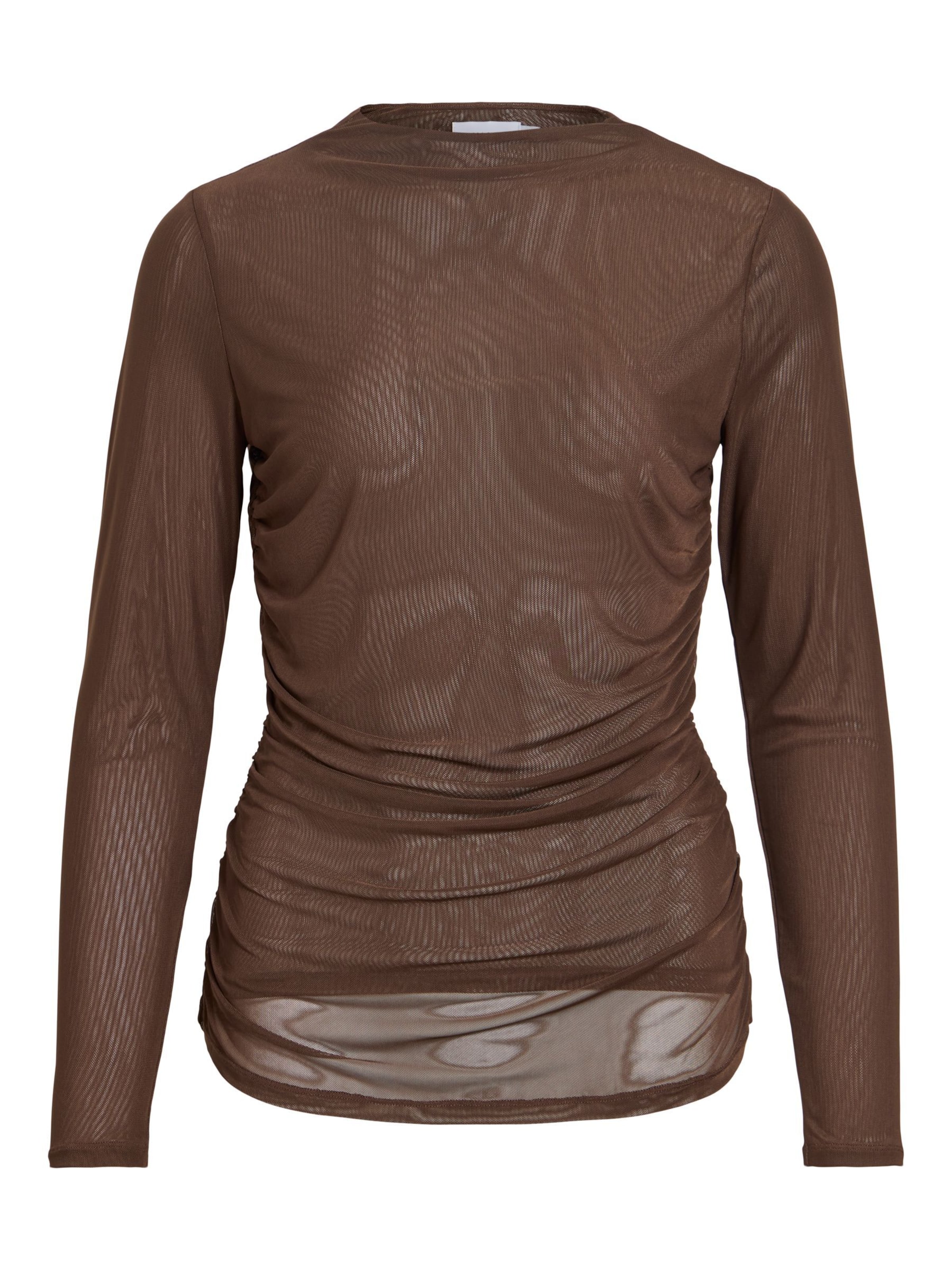 T-shirt 'VIFunda' VILA en marron : devant