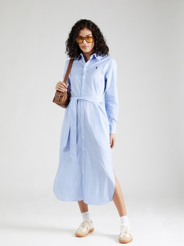 Polo Ralph Lauren Košeľové šaty - Modrá