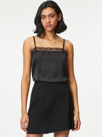 Dorothy Perkins Top 'Cami' in Zwart: voorkant