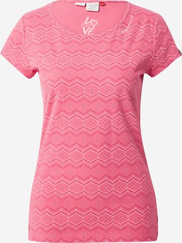 Ragwear Тениска 'MINTT' в розово: отпред