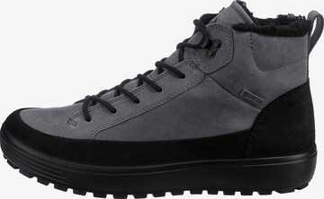 ECCO Lace-Up Boots in Grey: front