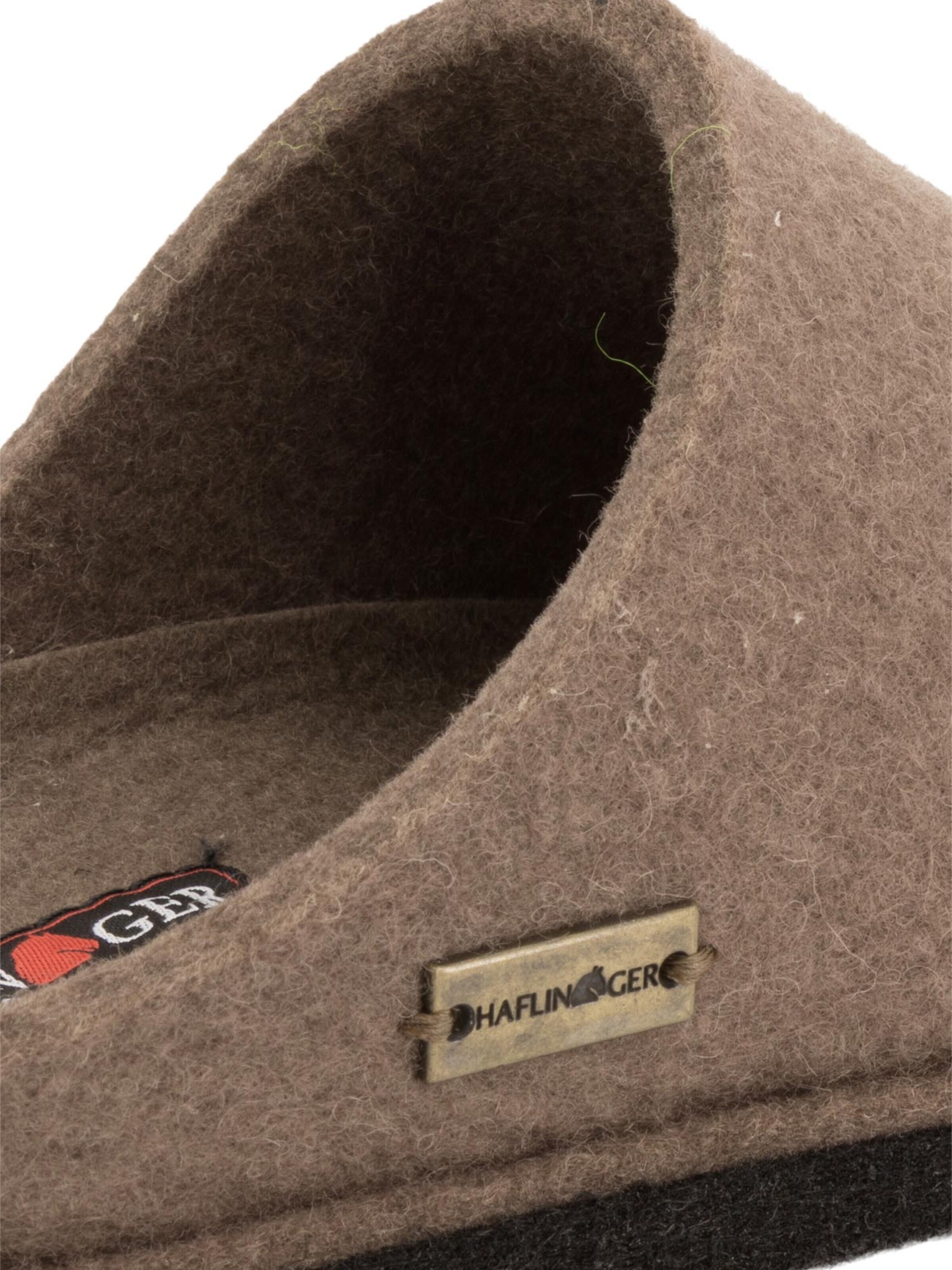 HAFLINGER Slippers 'Flair Soft' in Grey