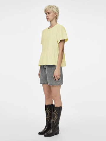 Chemisier 'ULA' PIECES en jaune