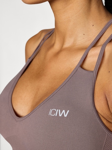 ICANIWILL Bustier Sports-BH 'Define Seamless' i brun