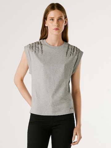 Pepe Jeans Shirt 'BARRY' in Grijs: voorkant