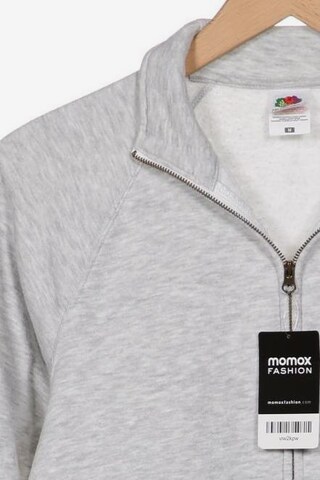 FRUIT OF THE LOOM Sweatshirt & Zip-Up Hoodie in M in Grey