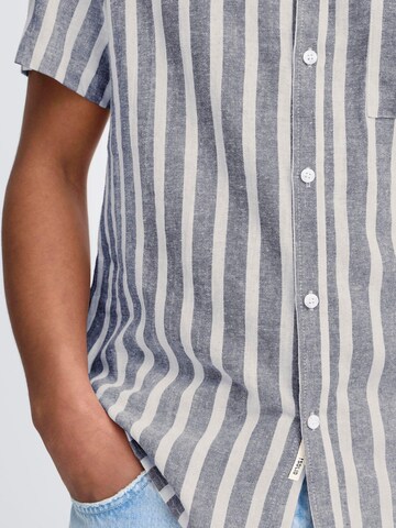 !Solid Regular Fit Hemd 'Fried' in Blau
