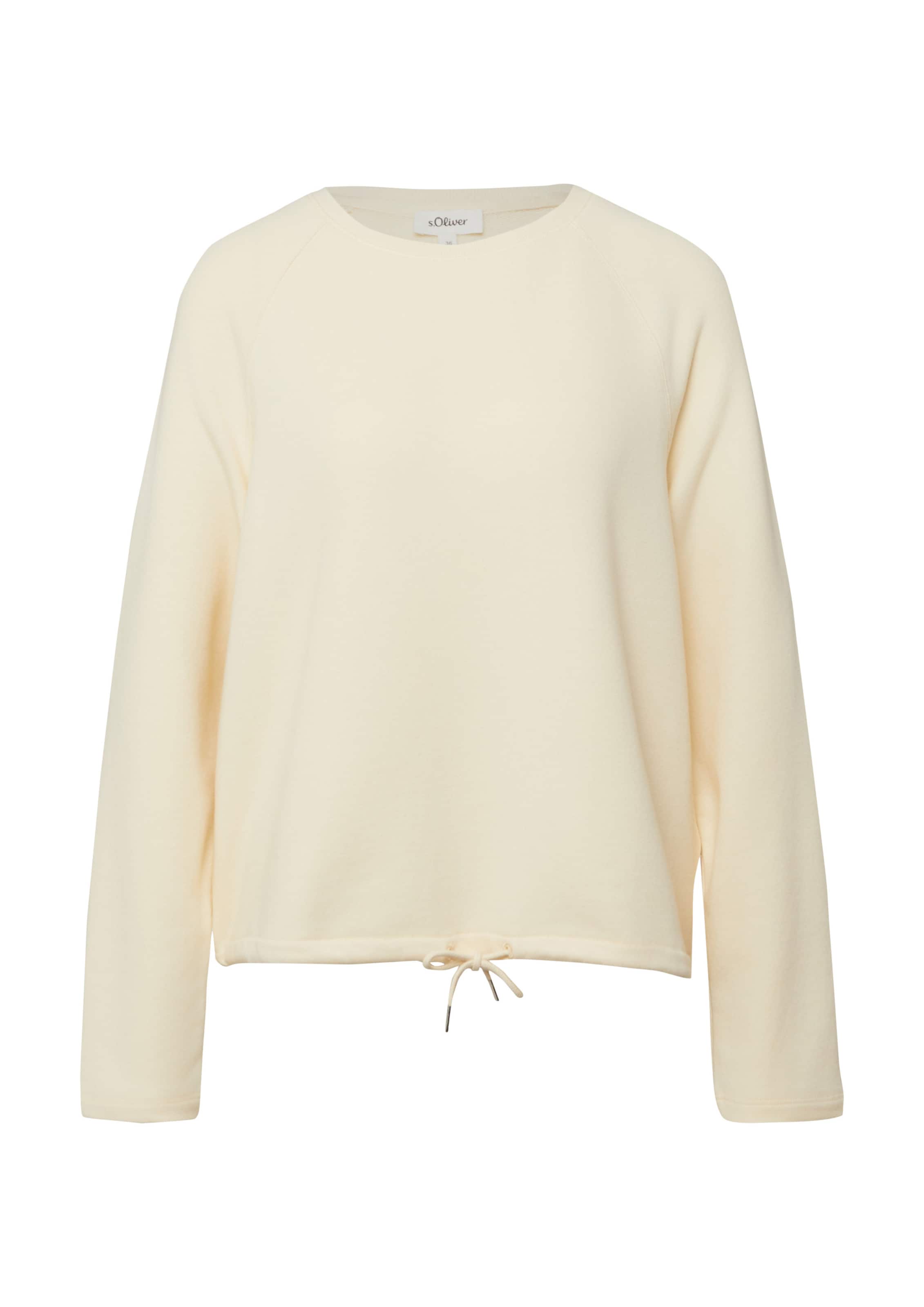 s.Oliver Sweatshirt in Beige: front