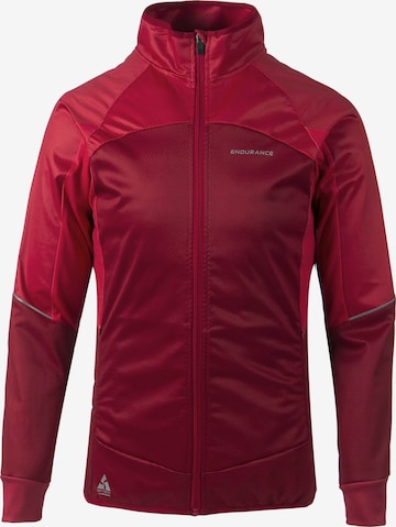 ENDURANCE Athletic Jacket 'Rayna' in Red: front
