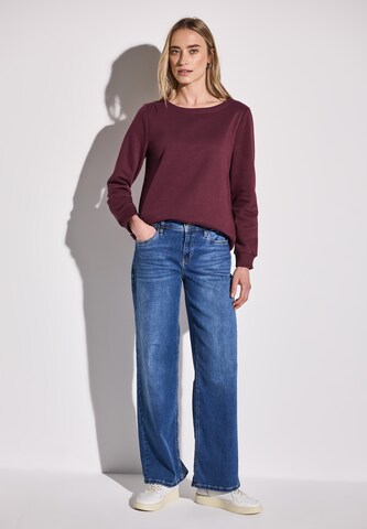 STREET ONE Sweatshirt in Red