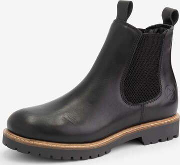 Travelin Chelsea Boots 'Rosseland ' in Black: front