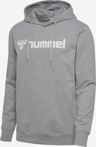 Hummel Sportsweatshirt 'GO 2.0' in Grijs: voorkant
