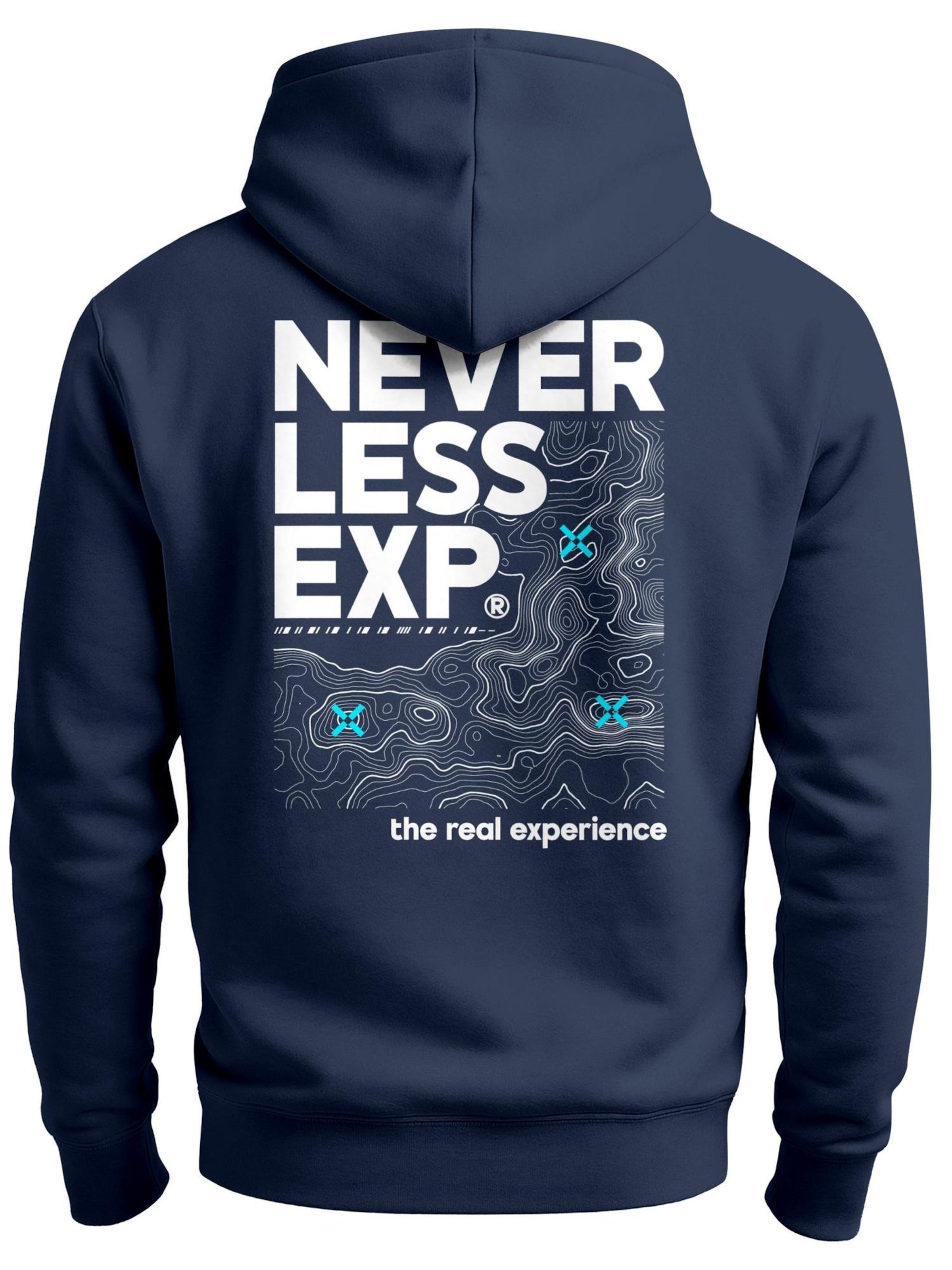 Neverless Sweatshirt 'Expedition' in Blue: front