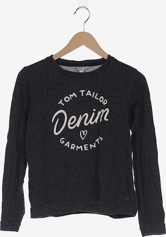 TOM TAILOR DENIM Sweater S in Blau: predná strana