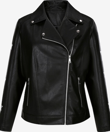 MIAMODA Between-Season Jacket in Black: front