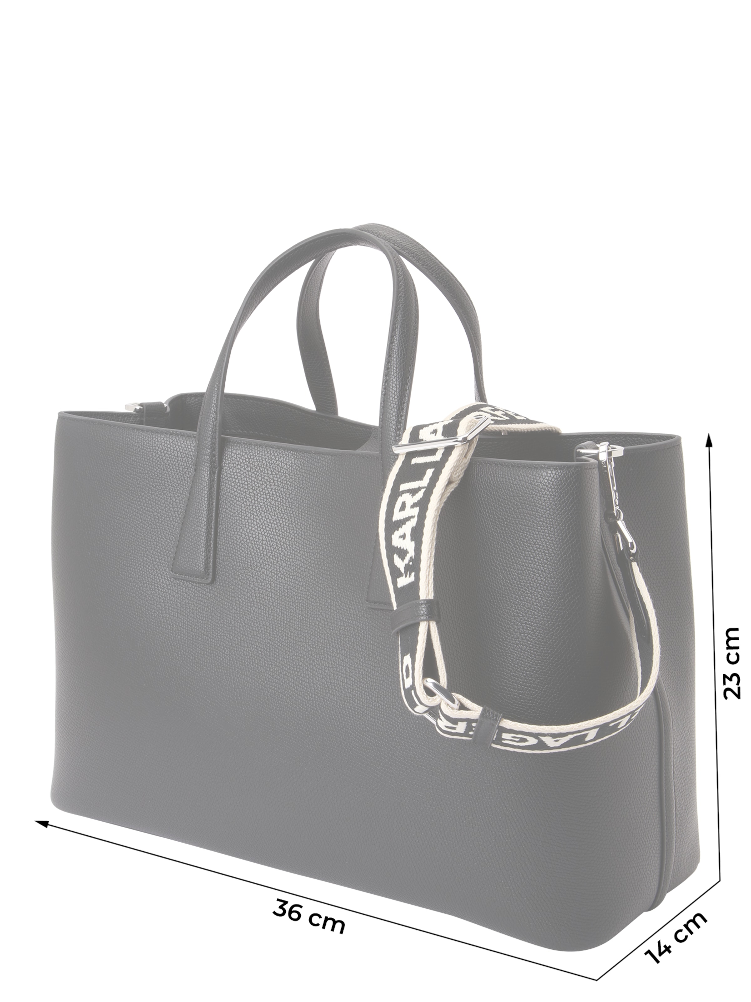 Karl Lagerfeld Дамска чанта в черно