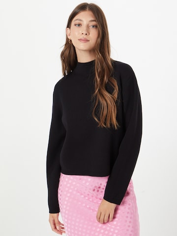 SELECTED FEMME Pullover i sort: forside