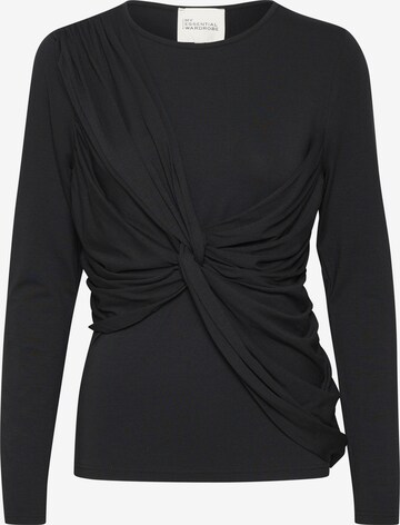 My Essential Wardrobe Blouse 'Ella' in Black: front