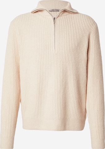 Only & Sons Pullover 'ONSFRAME' in Beige: Vorderseite