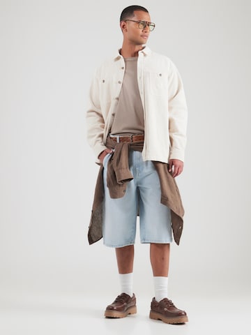 Fit confort Chemise RIP CURL en beige