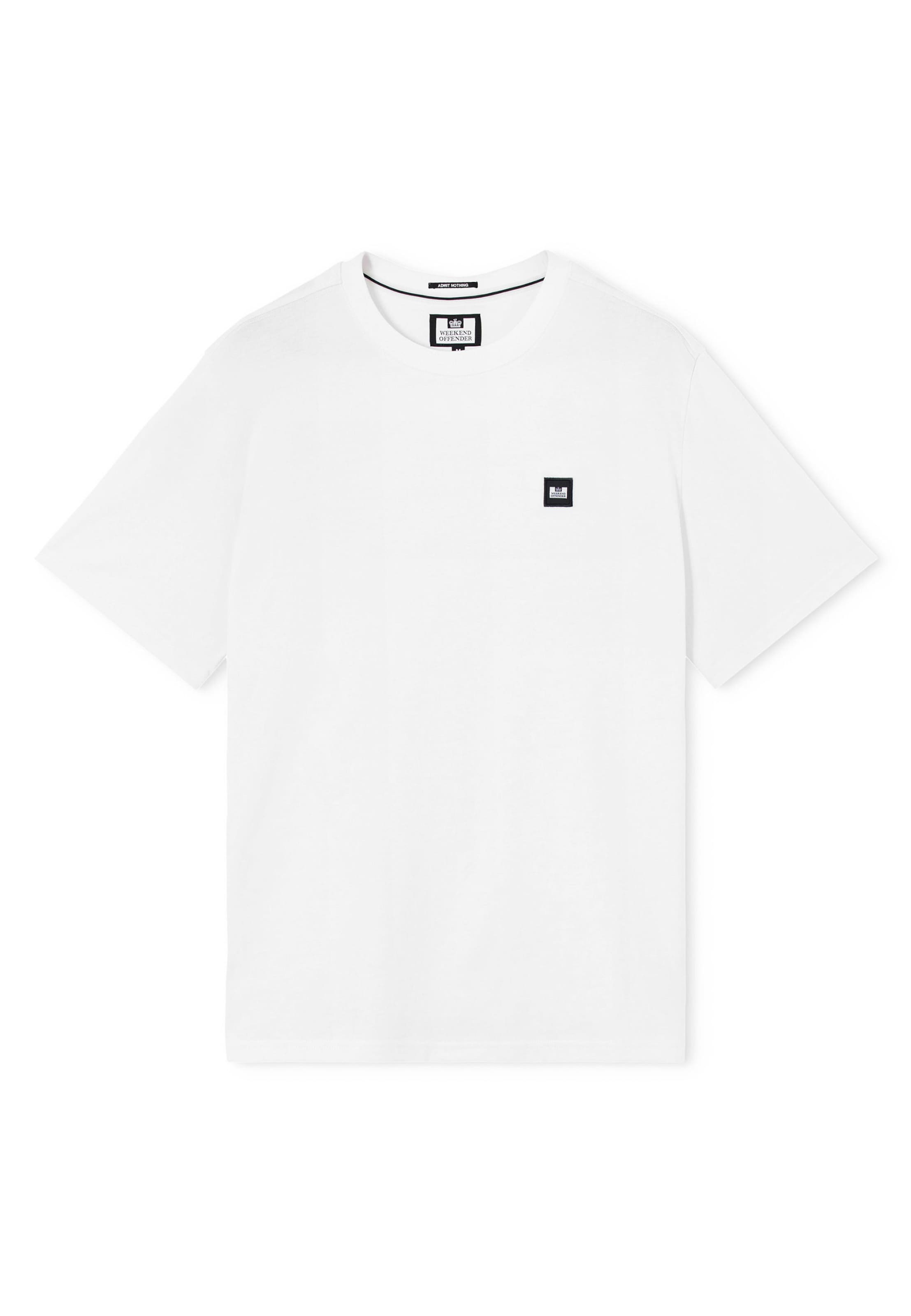 Weekend Offender T-Shirt 'Brooklands' in Weiß: Vorderseite