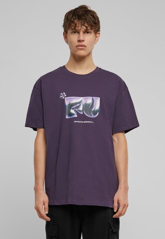 T-Shirt 'FU' MT Upscale en violet : devant