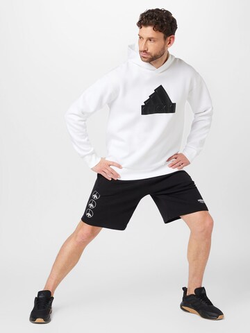 ADIDAS SPORTSWEAR Athletic Sweatshirt 'Future Icons Badge Of Sport' in White