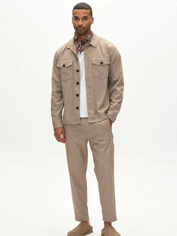 GABBA Regular fit Overhemd 'Clipper' in Bruin