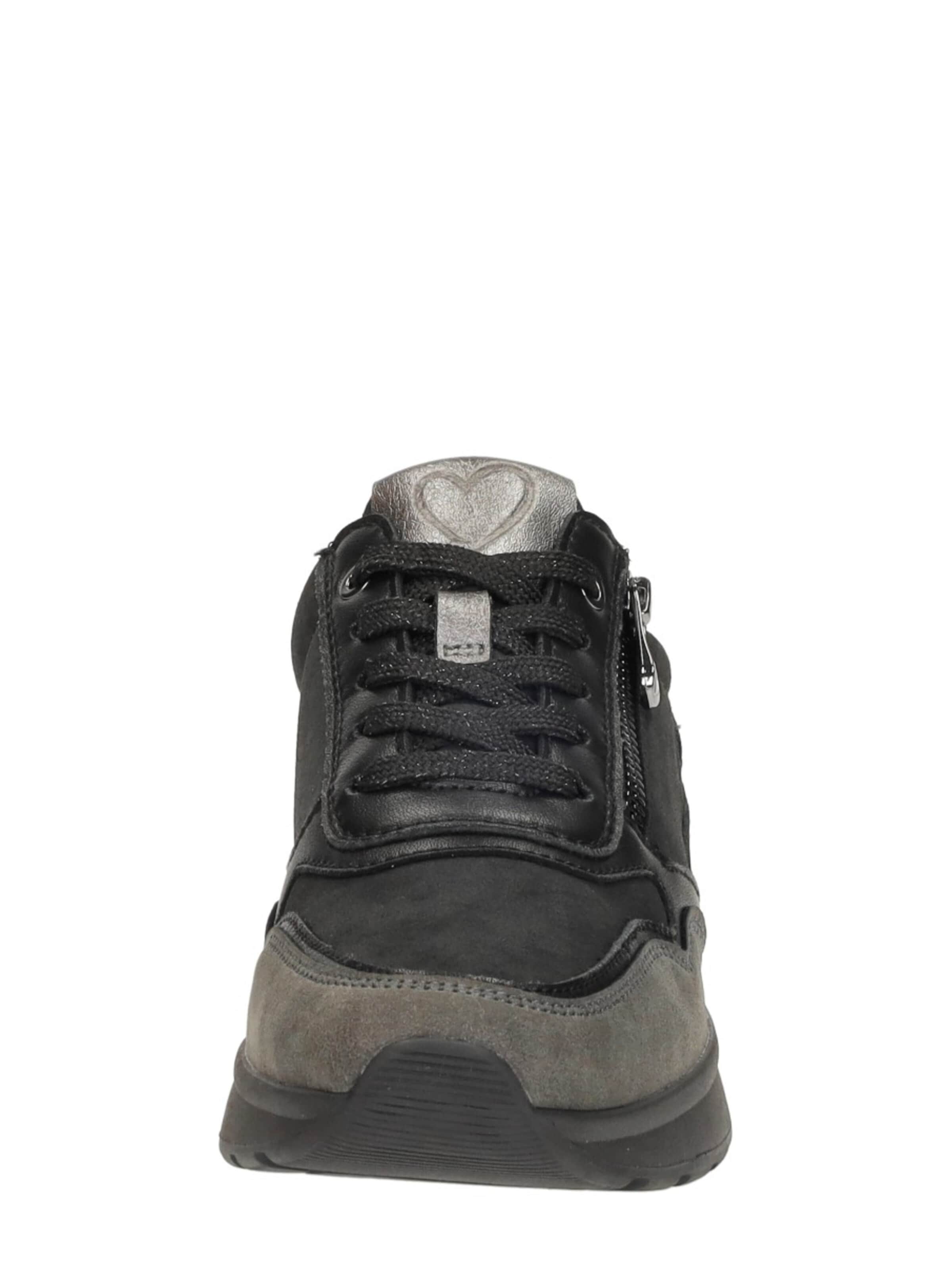 MARCO TOZZI Sneakers laag 'Sneakers Laag' in Zwart