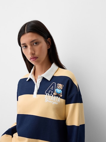 Bershka Sweatshirt in Gelb