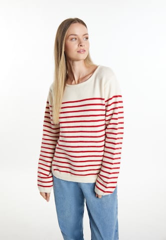 DreiMaster Maritim Sweater in Beige: front