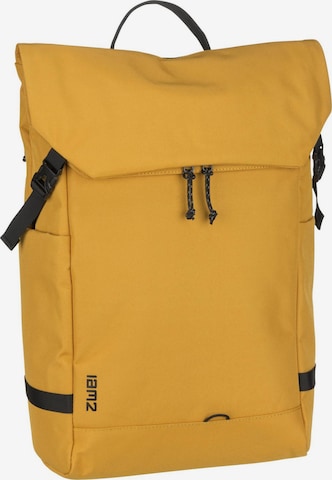 ZWEI Backpack ' Olli Cycle ' in Yellow: front