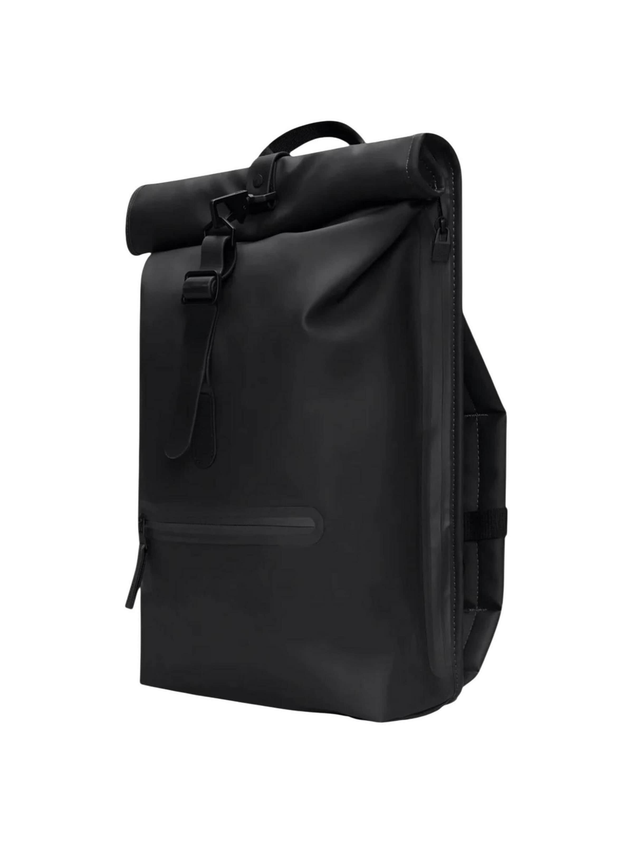 RAINS - Mochila 'Rotop Rucksck W3 UNISEX 13320' en negro