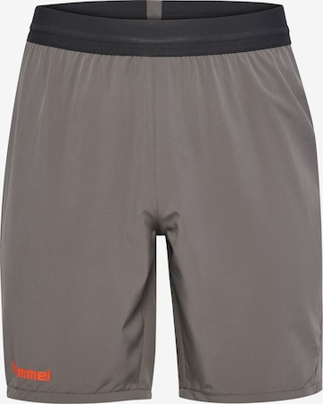 Pantalon de sport 'Blaze Pro' Hummel en gris : devant