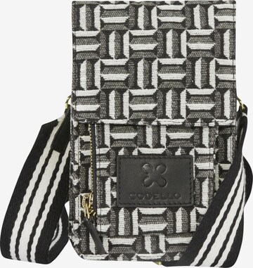 CODELLO Crossbody Bag in Grey: front