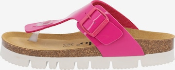 Palado T-Bar Sandals 'Kos' in Pink