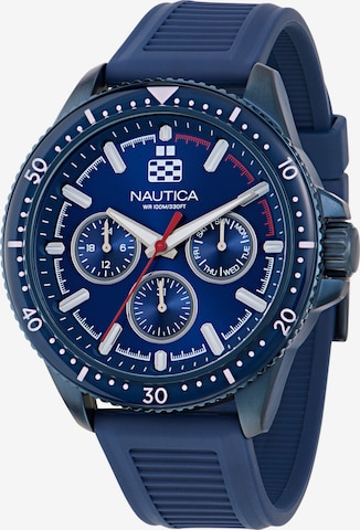 Orologio analogico ' WINDROSE ' di NAUTICA in blu: frontale