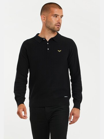 Threadbare Sweater 'Thorton' in Black: front