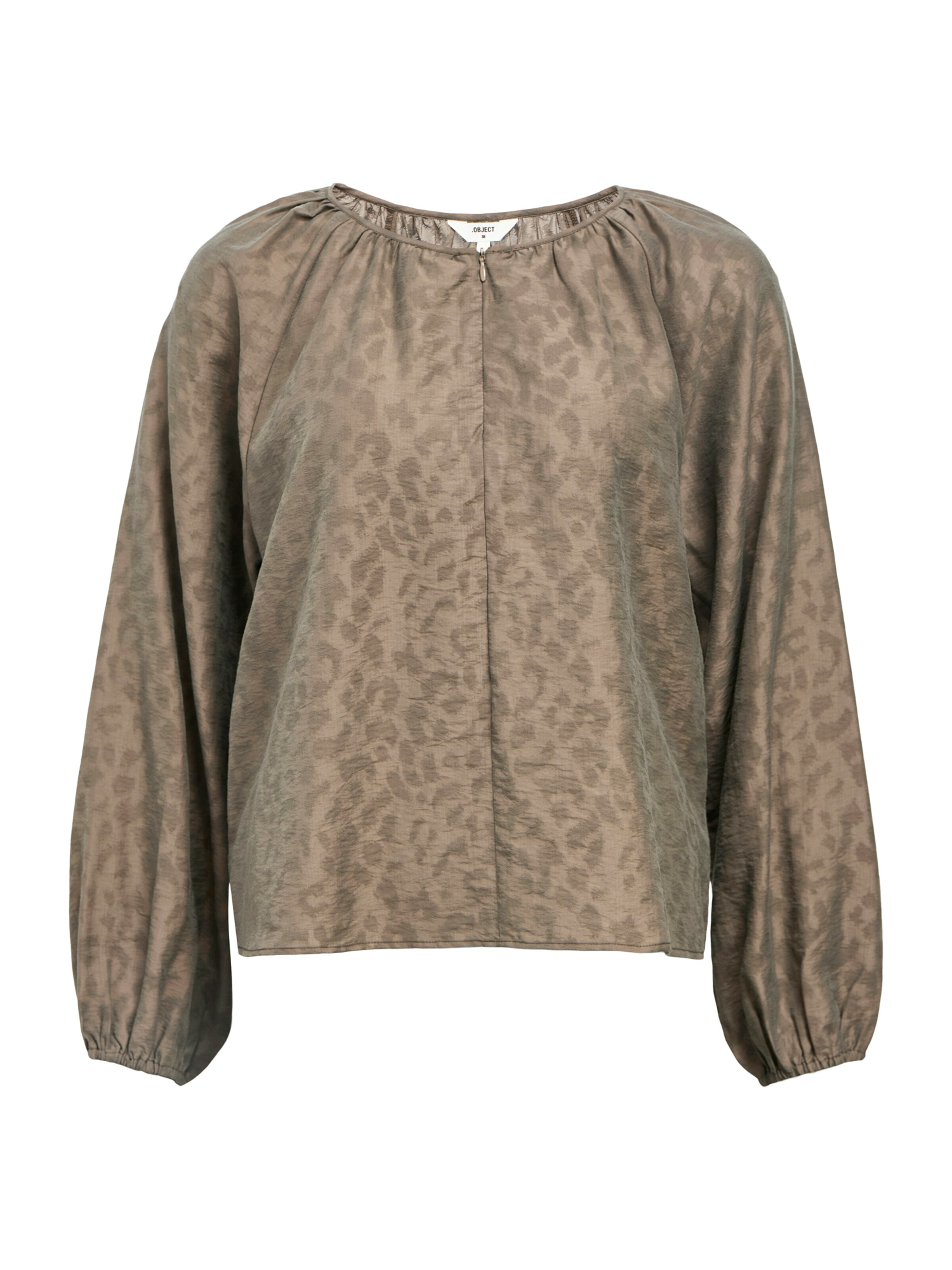 OBJECT Блуза 'OBJTrue' в кафяво: отпред