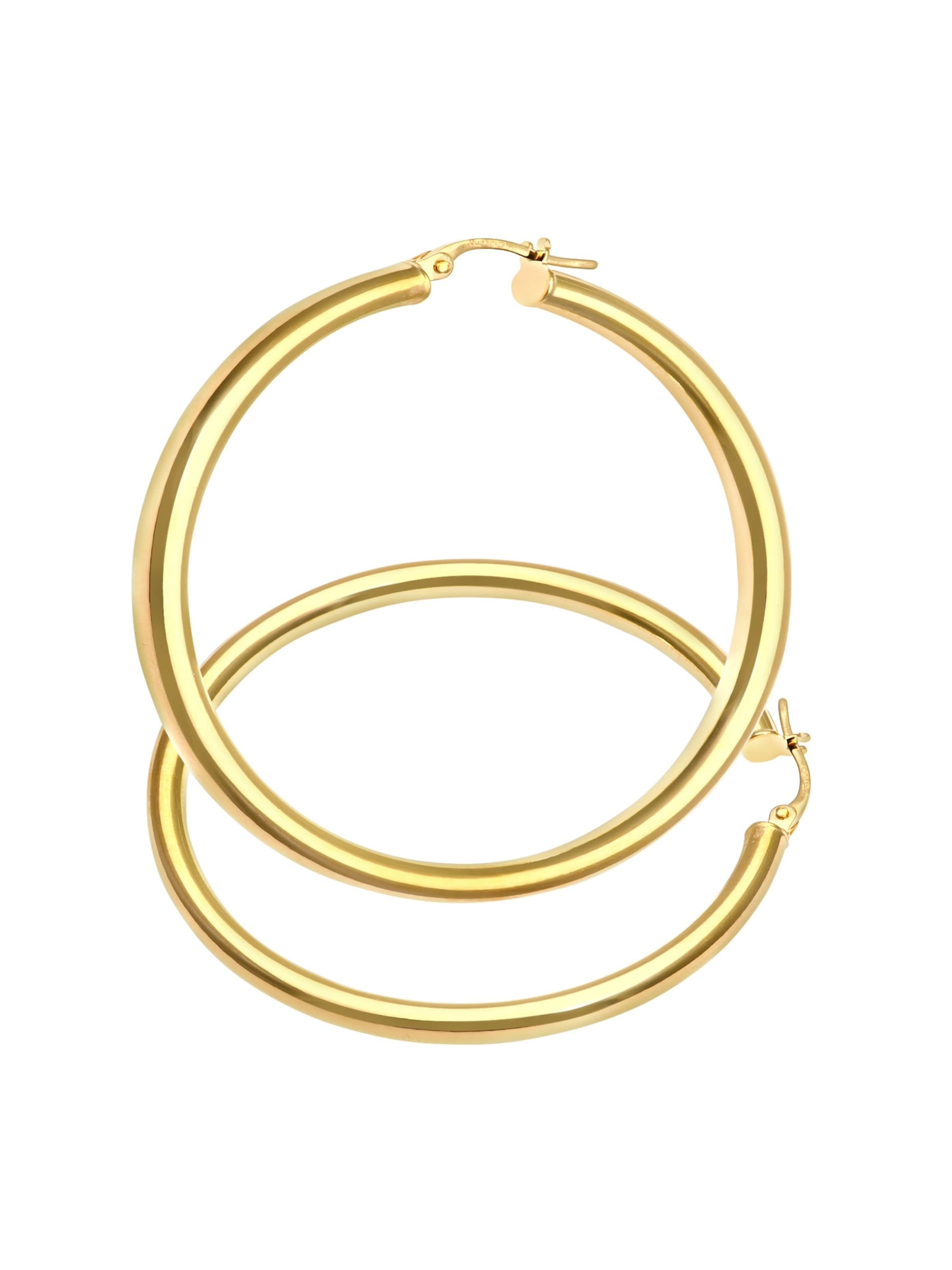 Vanlere Earrings in Gold: front