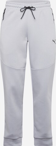 PUMA Tapered Workout Pants in Grey: front