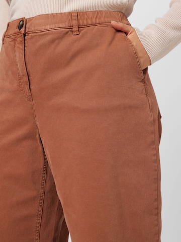 SAMOON Wide leg Jeans in Brown