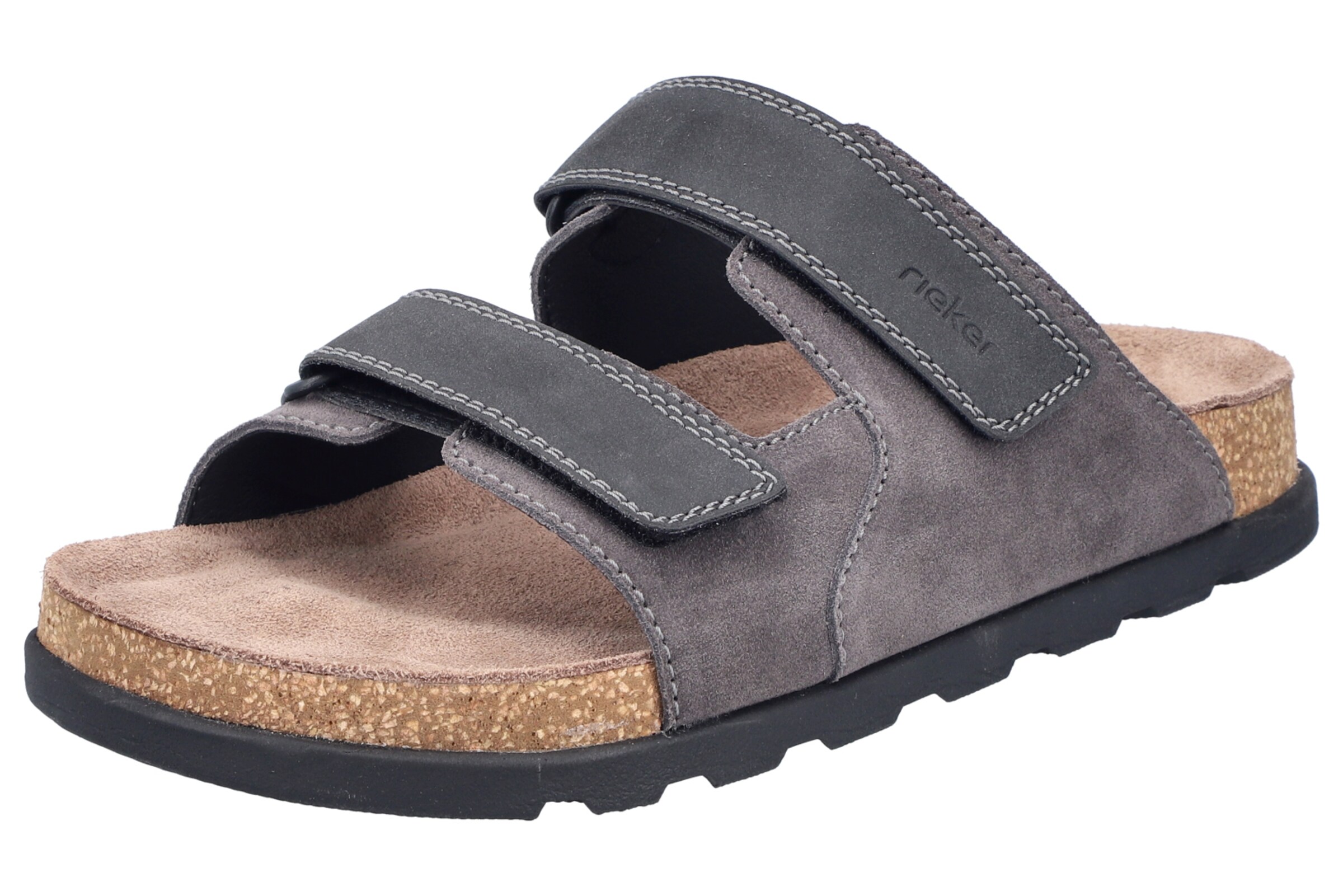 Rieker Mules in Grey: front
