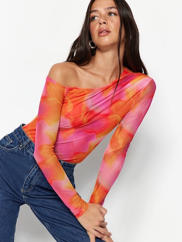 Trendyol Košeľové body - Ružová