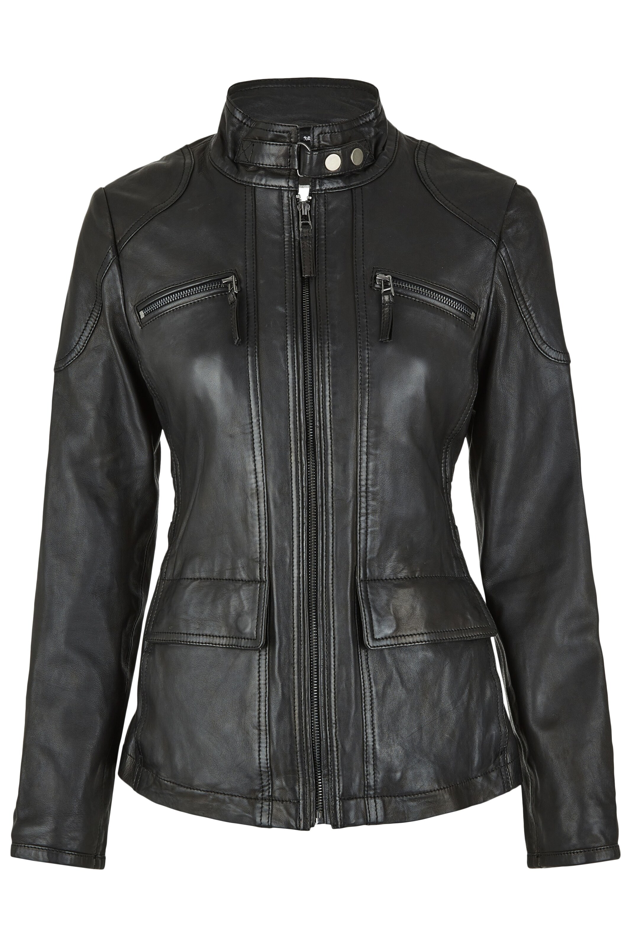 7ELEVEN Between-season jacket 'SEKandi' in Black: front