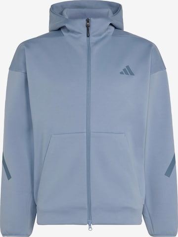 ADIDAS SPORTSWEAR Sportlik trikoojakk 'Z.N.E.', värv sinine: eest vaates