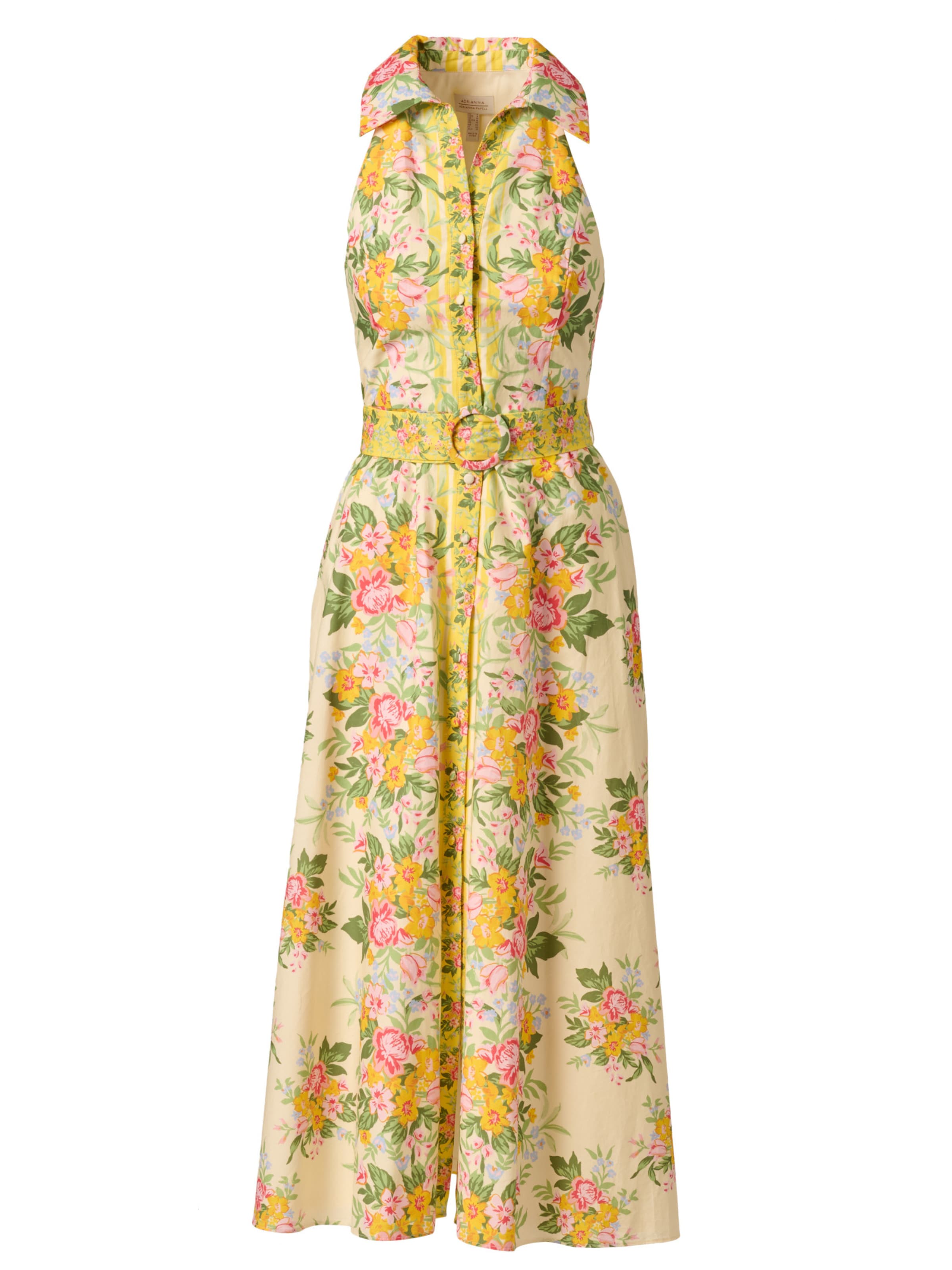 Adrianna Papell Jurk in Beige: voorkant